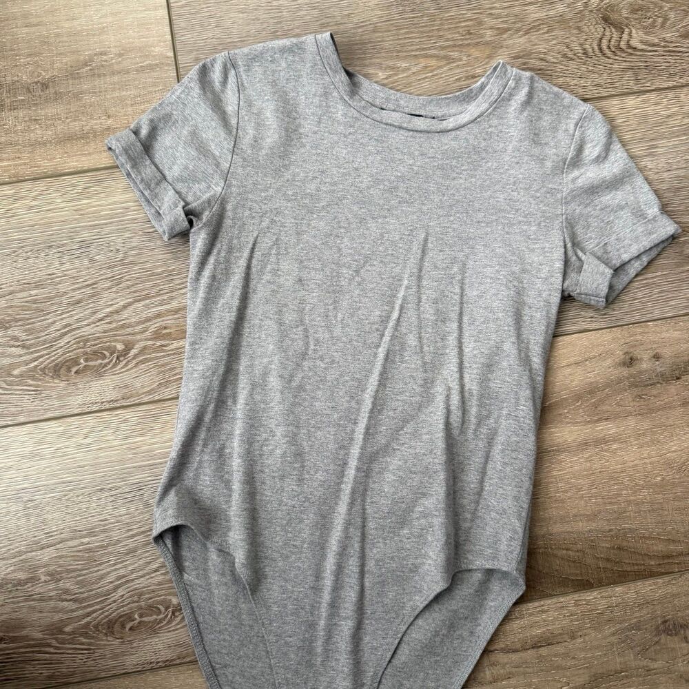 Forever 21 Grey Bodysuit
